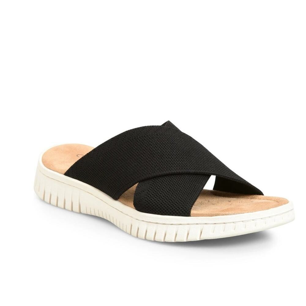 Comfortiva Chelsea Slide Sandal in Black SIze 9